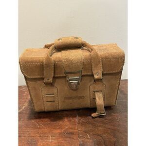 Vintage Ranchero R 630 Photographer Bag Top Grain Cowhide Suede Made In USA